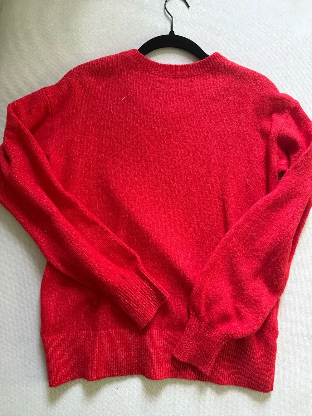 LOFT Crewneck Sweater with Heart Accent
